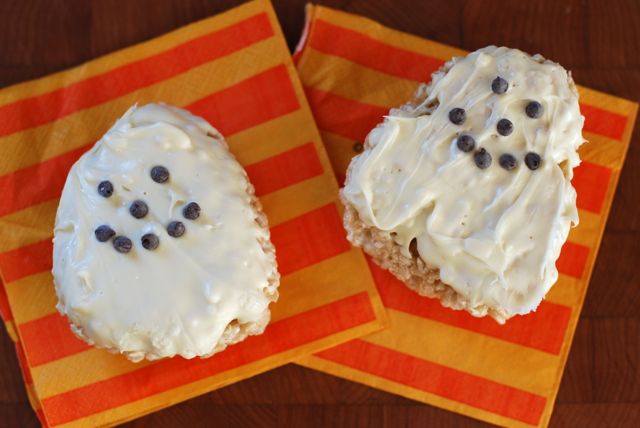 Marshmallow Rice Bar Ghost Recipe