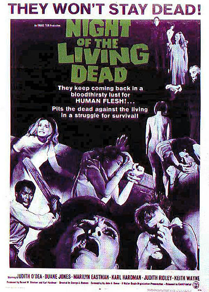 night of the living dead  5 Great Zombie Flicks For Halloween