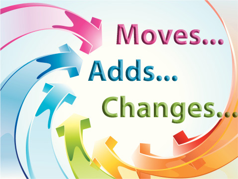 moves adds and changes